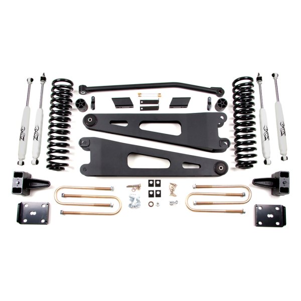 Zone Offroad® - Radius Arm Front and Rear Suspension Lift Kit