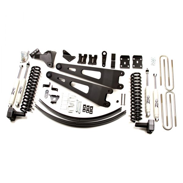 Zone Offroad® F32N 6" x 4" Radius Arm Front and Rear Suspension Lift Kit