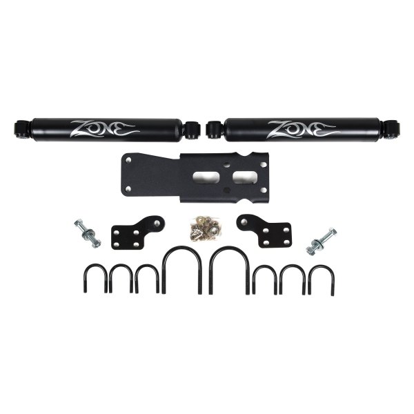 Zone Offroad® - Dual Steering Stabilizer Kit