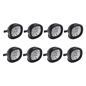 Zroadz® - Roof Rack 4" 8x45W Round Combo Beam LED Light Kit