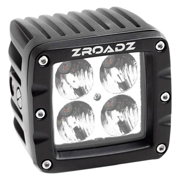 ZROADZ® - 3" 12W Cube Flood Beam Amber LED Light