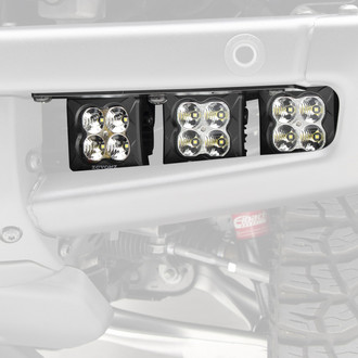 ZROADZ® - Front Bumper Bolt-on 3" 6x20W Cube Flood Beam Amber LED Light Kit
