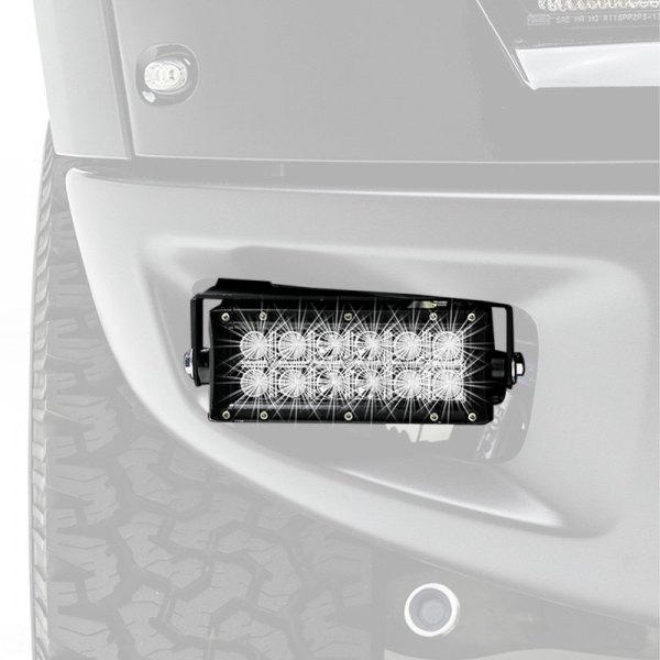 ZROADZ® - Front Bumper Bolt-on 6" 2x36W Dual Row Combo Beam LED Light Bars