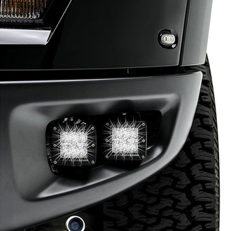 ZROADZ® - Mild Steel Bolt-on Front Bumper Mounts for Four 3" LED Pod Lights