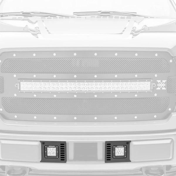 ZROADZ® - Front Bumper Bolt-on 3" 2x20W Cube Flood Beam LED Pod Lights