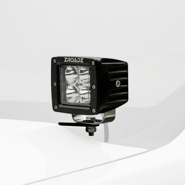 ZROADZ® - Hood Hinge Bolt-on 3" 2x20W Cube Flood Beam LED Light Kit