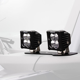ZROADZ® - A-Pillar Bolt-on 3" 4x20W Cube Flood Beam LED Light Kit