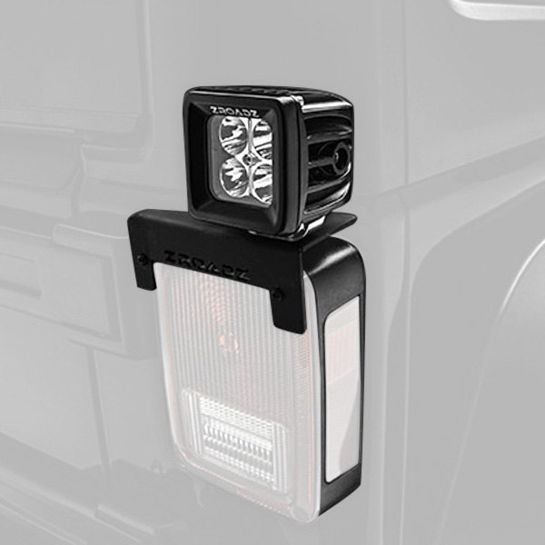ZROADZ® - Tail Light Top Bolt-on 3" 2x20W Cube Flood Beam LED Pod Lights