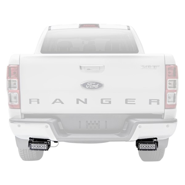 Zroadz® Z385761KIT Rear Bumper Bolton 6" 2x36W Dual Row Combo Beam