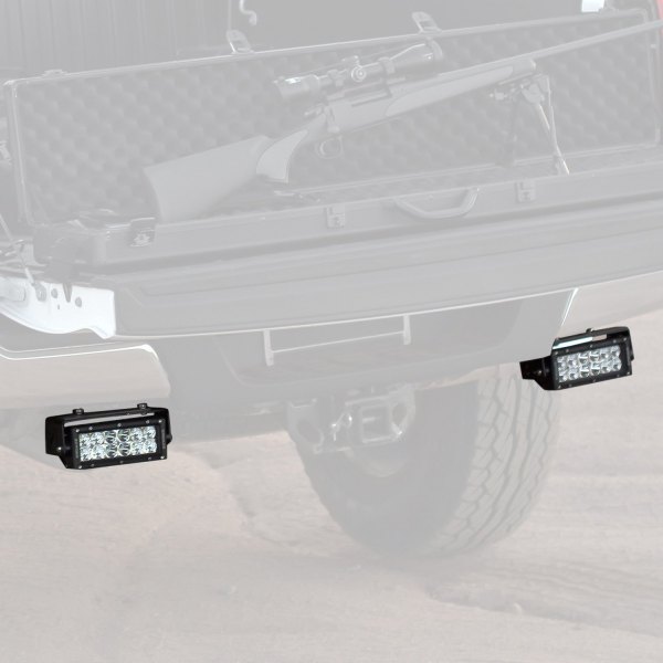 ZROADZ® - Rear Bumper Bolt-on 6" 2x36W Dual Row Combo Beam LED Light Bars