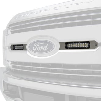 ZROADZ® - Grille OE Bolt-on 6" 2x30W Slim Brushed Housing Combo Beam LED Light Bars