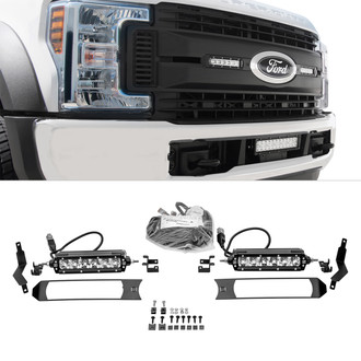 ZROADZ® - Grille OE Bolt-on 6" 2x30W Slim Combo Beam LED Light Bars