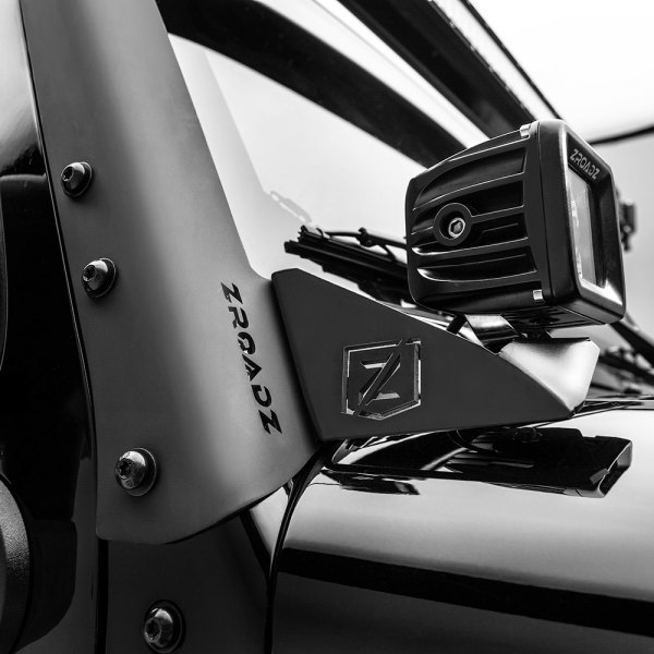 ZROADZ® - A-Pillar Mounted Two 3 LED Pod Lights