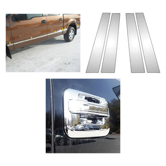 Zunden® - 3-Pc Chrome Pillar Post Kit